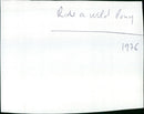 Ride a Wild Pony - Vintage Photograph