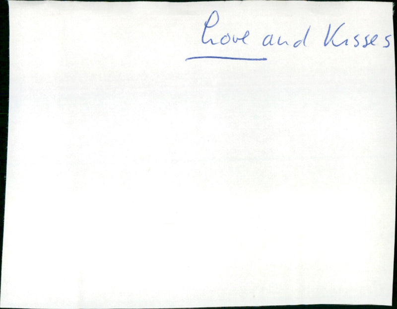 Love & Kisses - Vintage Photograph