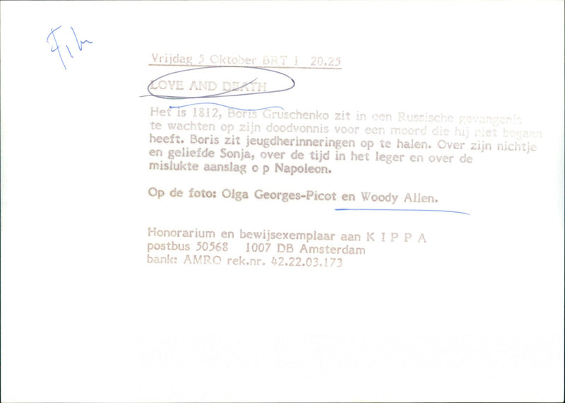 Love and Death - Vintage Photograph