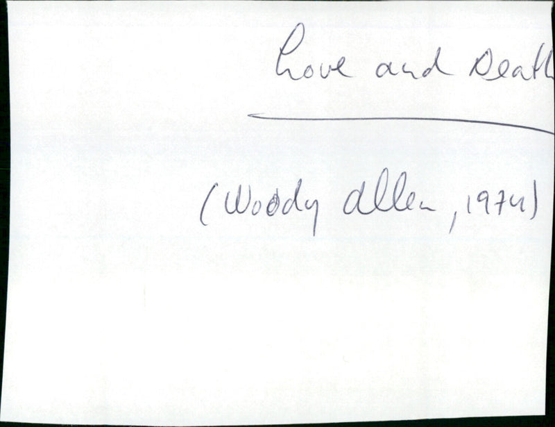 Love and Death - Vintage Photograph