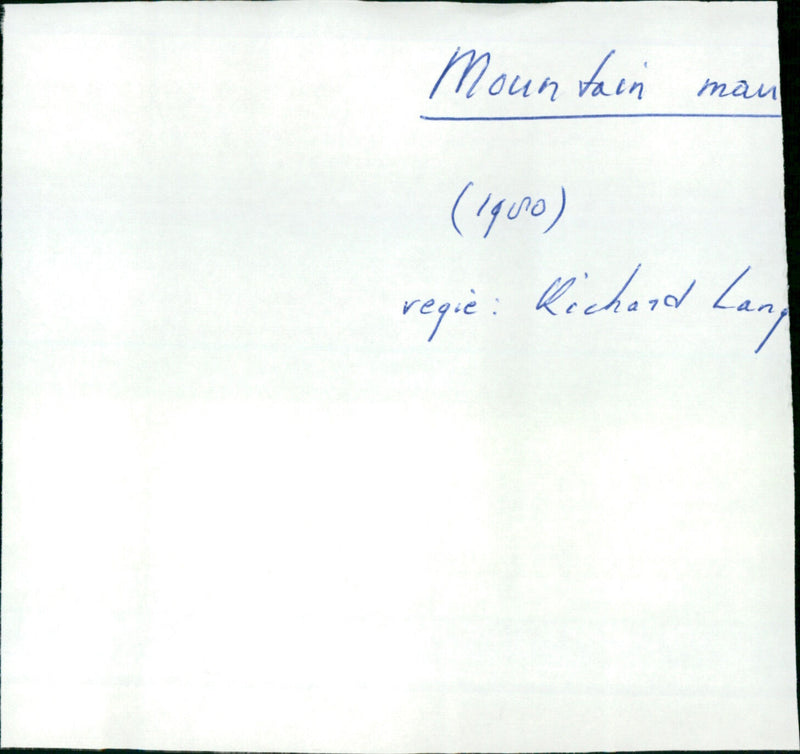 The Mountain Men - Vintage Photograph