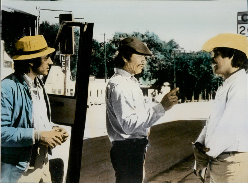 Charles Bronson and Alejandro Rey - Mr. Majestyk - Vintage Photograph
