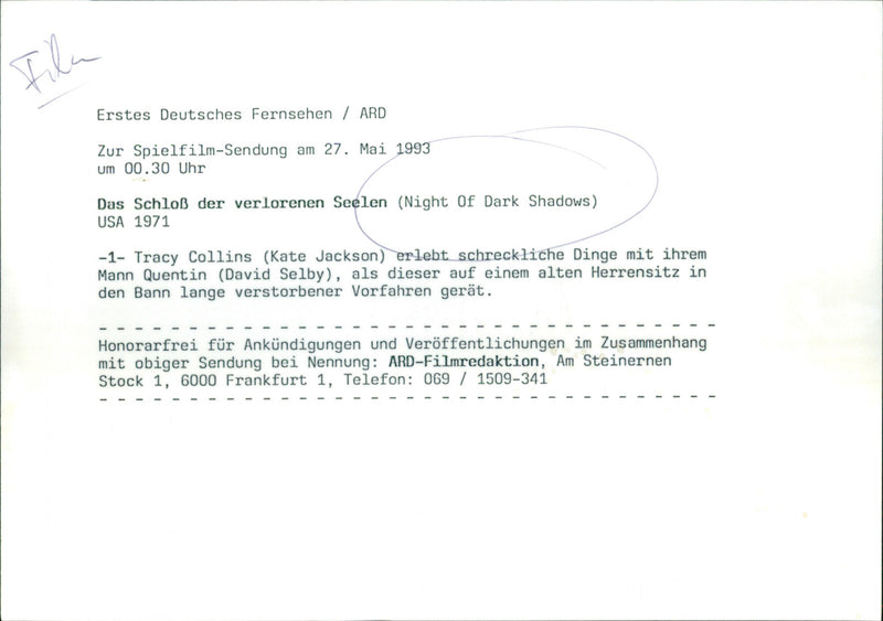 Kate Jackson and David Selby - Night of Dark Shadows - Vintage Photograph