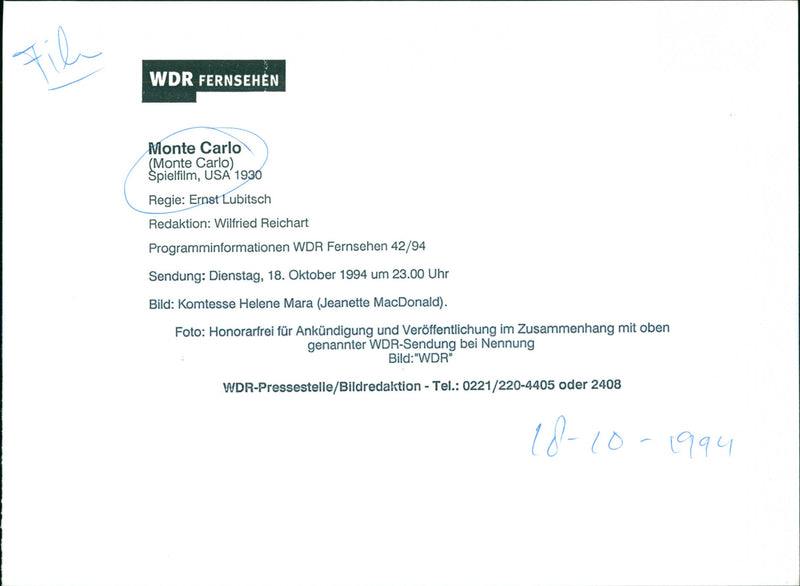 Jeanette MacDonald - Vintage Photograph