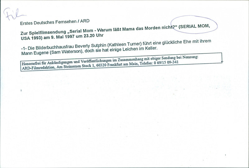 Serial Mom - Vintage Photograph