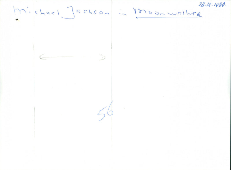 Michael Jackson - Moonwalker - Vintage Photograph