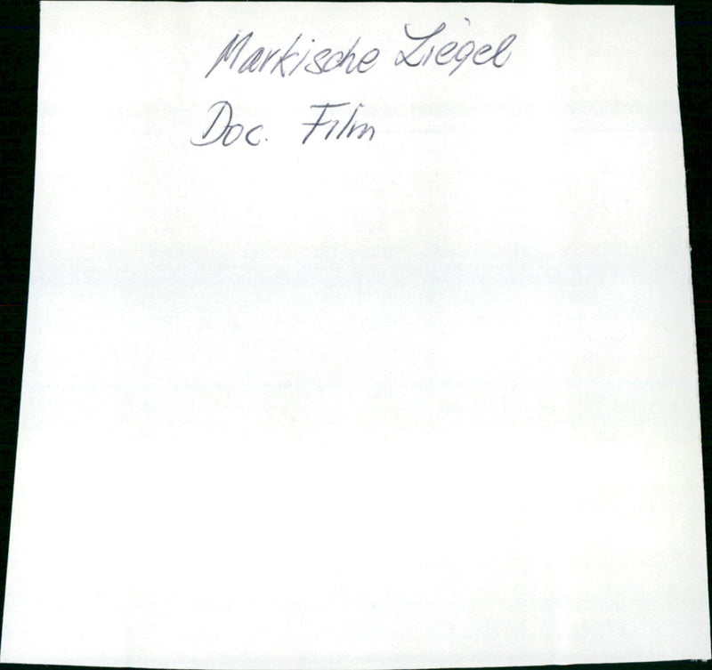 Märkische Ziegel - Vintage Photograph