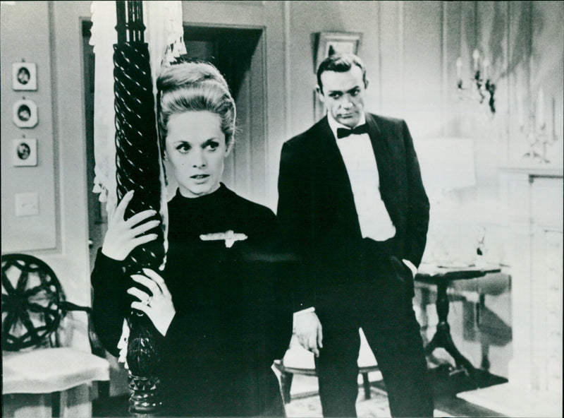 Tippi Hedren and Sean Connery - Marnie - Vintage Photograph