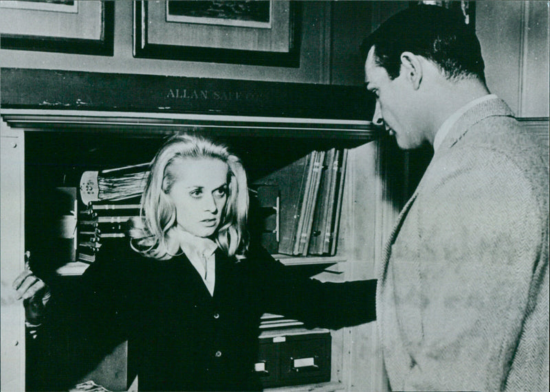 Tippi Hedren and Sean Connery - Marnie - Vintage Photograph