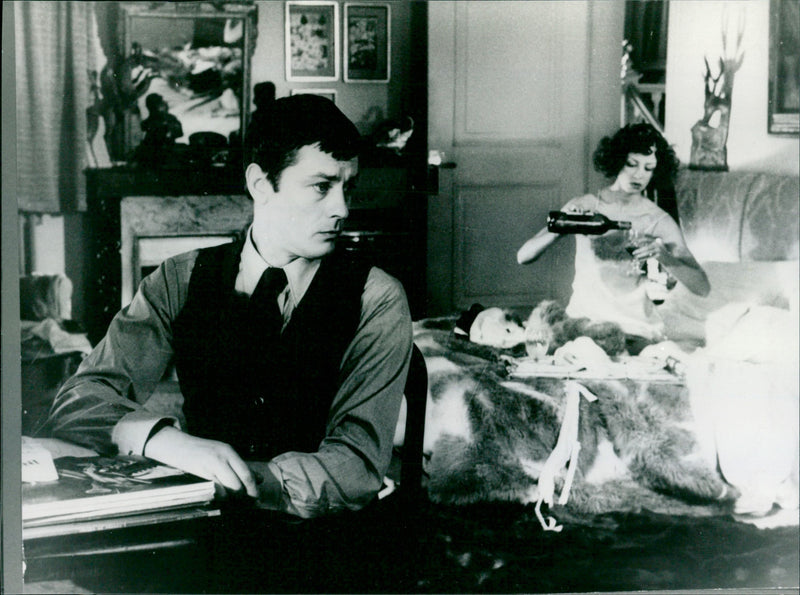 Alain Delon and Juliet Berto - Monsieur Klein - Vintage Photograph