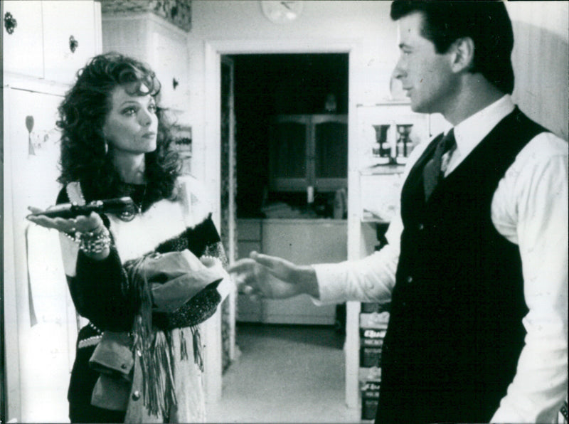 Michelle Pfeiffer and Alec Baldwin - Married to the Mob - Vintage Photograph