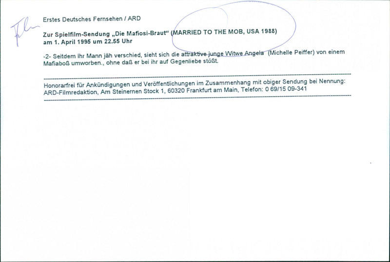 Michelle Pfeiffer - Married to the Mob - Vintage Photograph