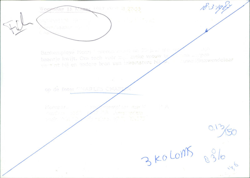 Charlie Chaplin - Vintage Photograph