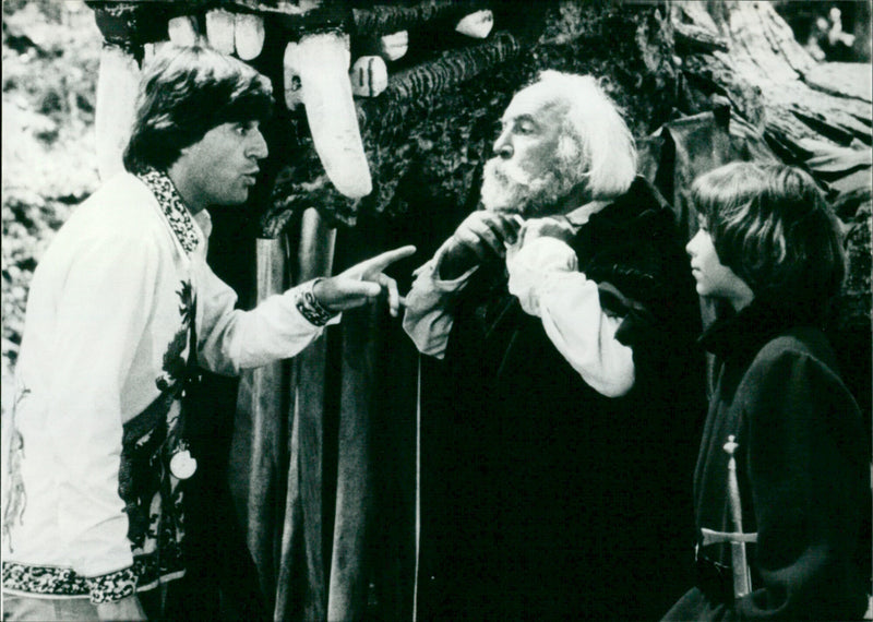 Jeroen Krabbé, Lex Goudsmit and Bart Gabrielse - Martijn en de magiër - Vintage Photograph