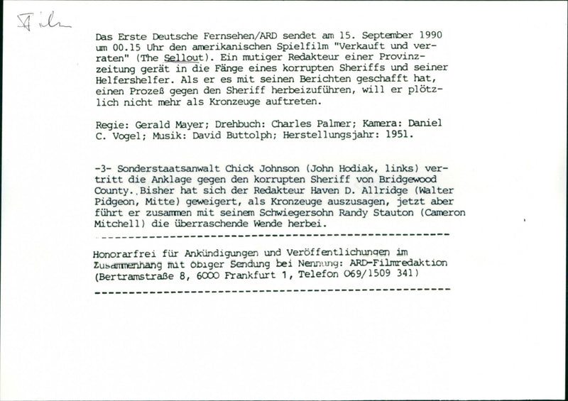 The Sellout - Vintage Photograph