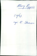 Mary Poppins - Vintage Photograph