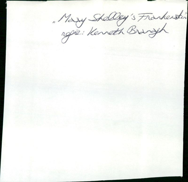 Mary Shelley's Frankenstein - Vintage Photograph