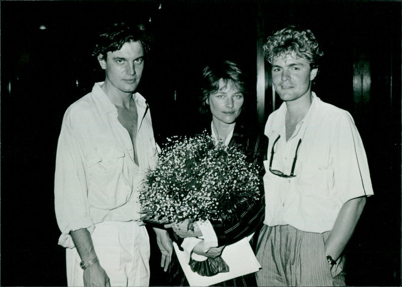 Derek de Lint, Charlotte Rampling and René Mioch - Vintage Photograph