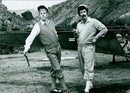 Donald Sutherland and Elliot Gould - M*A*S*H - Vintage Photograph