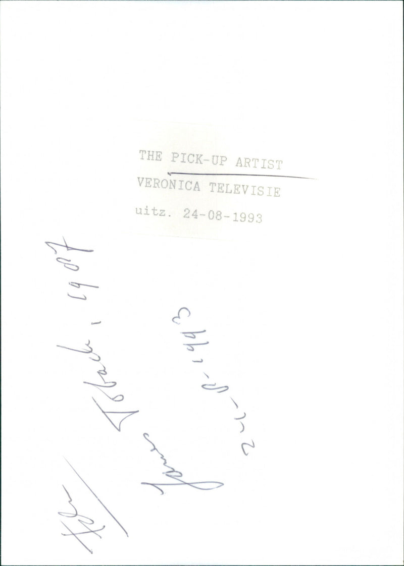 The Pick-Up Artist - Vintage Photograph