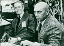 Henry Fonda and Yul Brynner - Le serpent - Vintage Photograph