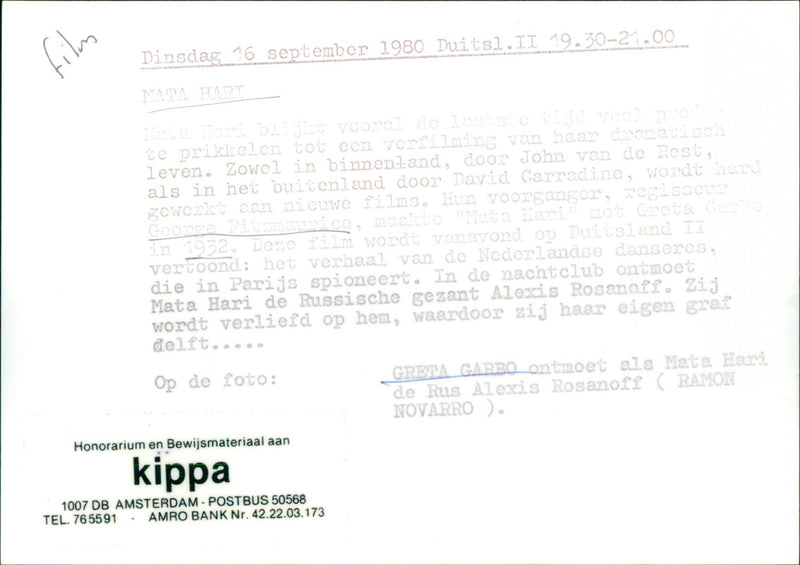 Mata Hari - Vintage Photograph