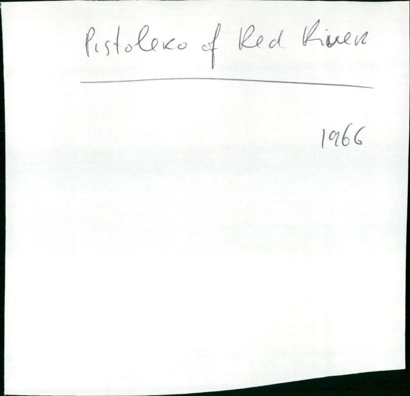 Pistolero of Red River - Vintage Photograph