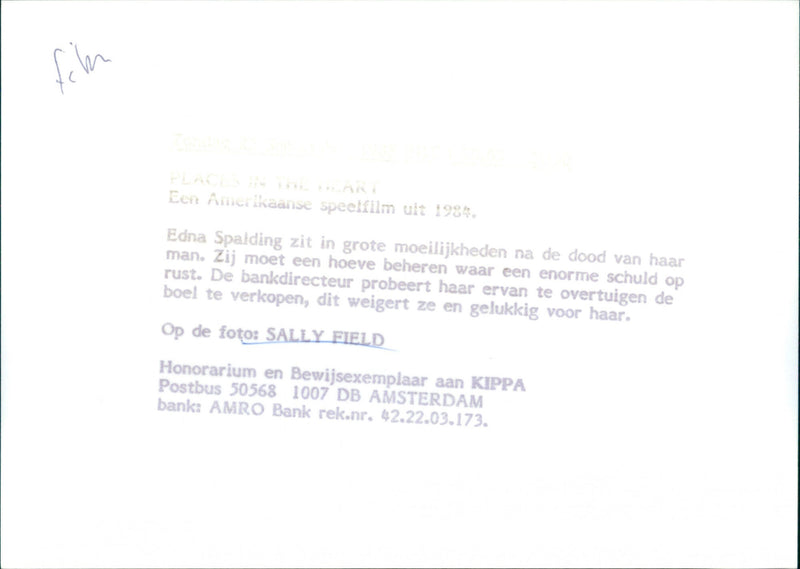 Sally Field - Vintage Photograph