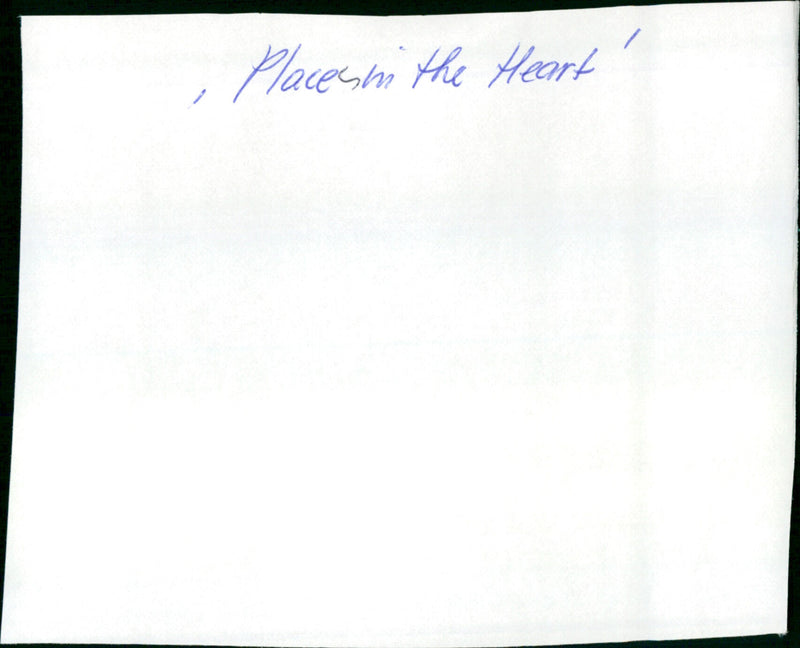 Places in the Heart - Vintage Photograph