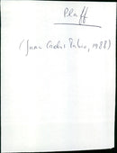 Plaff - Vintage Photograph