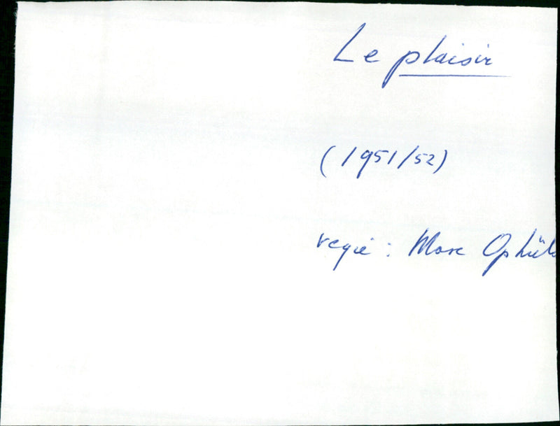 Le plaisir - Vintage Photograph