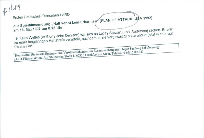 Anthony John Denison and Loni Anderson - Plan of Attack - Vintage Photograph