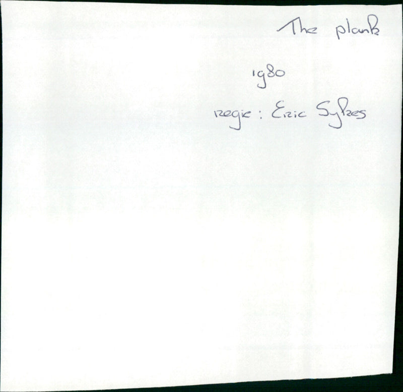 The Plank - Vintage Photograph