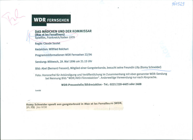 Max and the Junkmen (Max et les ferrailleurs 1971) - Vintage Photograph