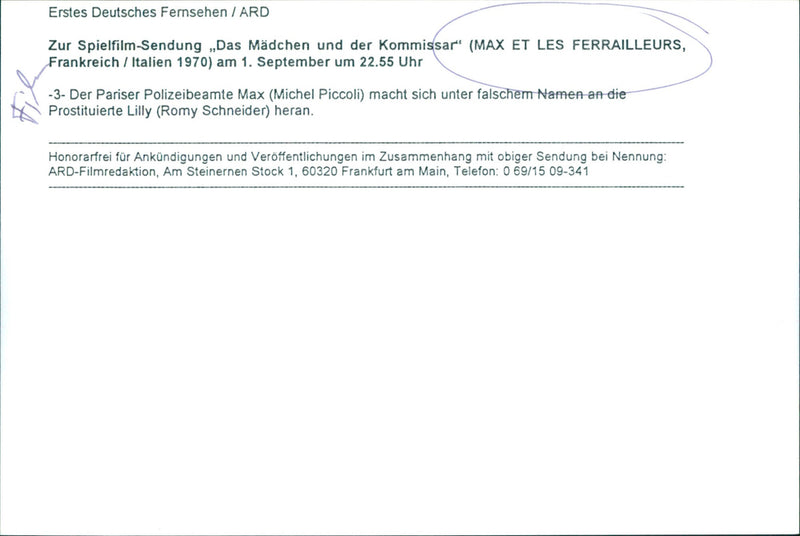 Max and the Junkmen (Max et les ferrailleurs 1971) - Vintage Photograph