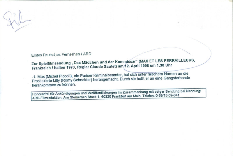 Max and the Junkmen (Max et les ferrailleurs 1971) - Vintage Photograph