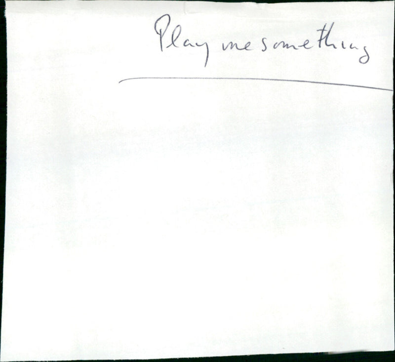 Play Me Something - Vintage Photograph