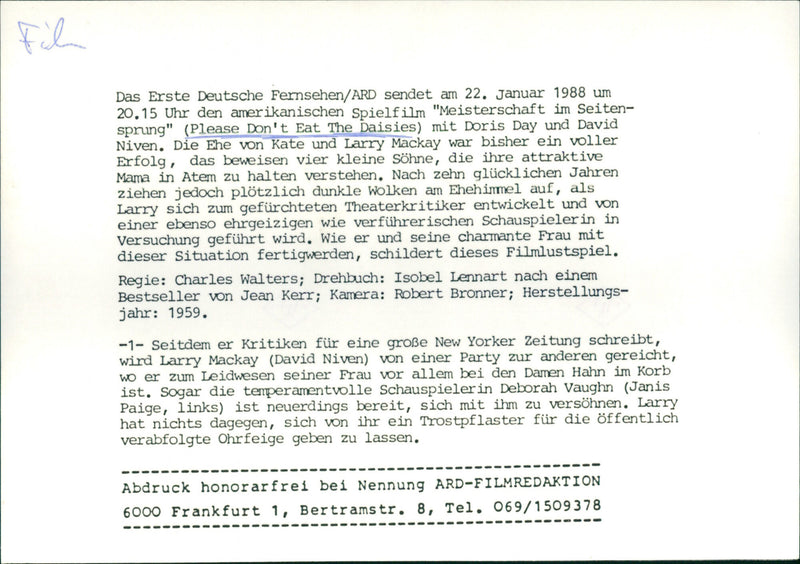 Please Don't Eat the Daisies - Vintage Photograph