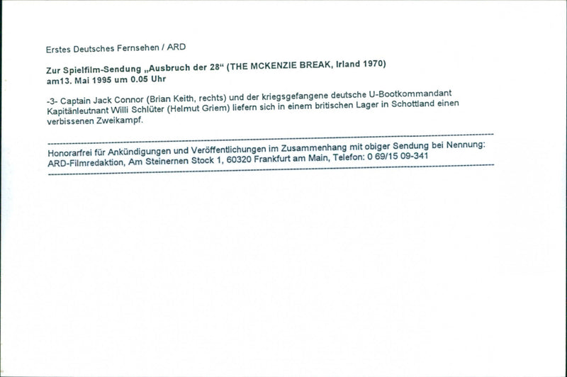 The McKenzie Break - Vintage Photograph