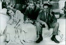 Carole Lombard, Walter Connolly and Fredric March - Nothing Sacred - Vintage Photograph