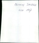 Nothing Sacred - Vintage Photograph
