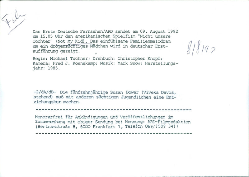 Viveka Davis - Not My Kid - Vintage Photograph