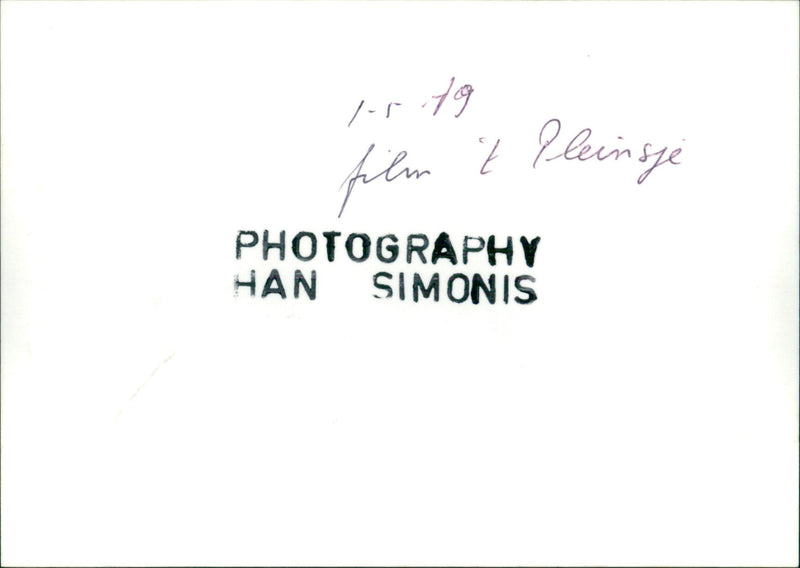 't Pleintje - Vintage Photograph