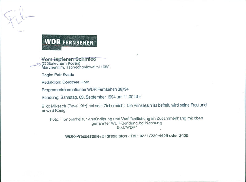 O statečném kováři - Vintage Photograph