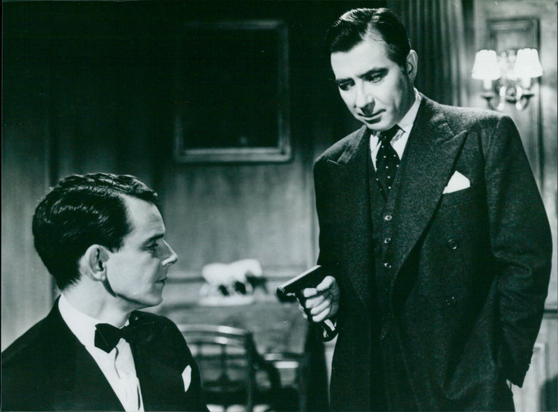 Phil Brown and Robert Newton - Obsession - Vintage Photograph