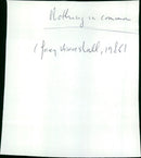 Nothing in Common - Vintage Photograph