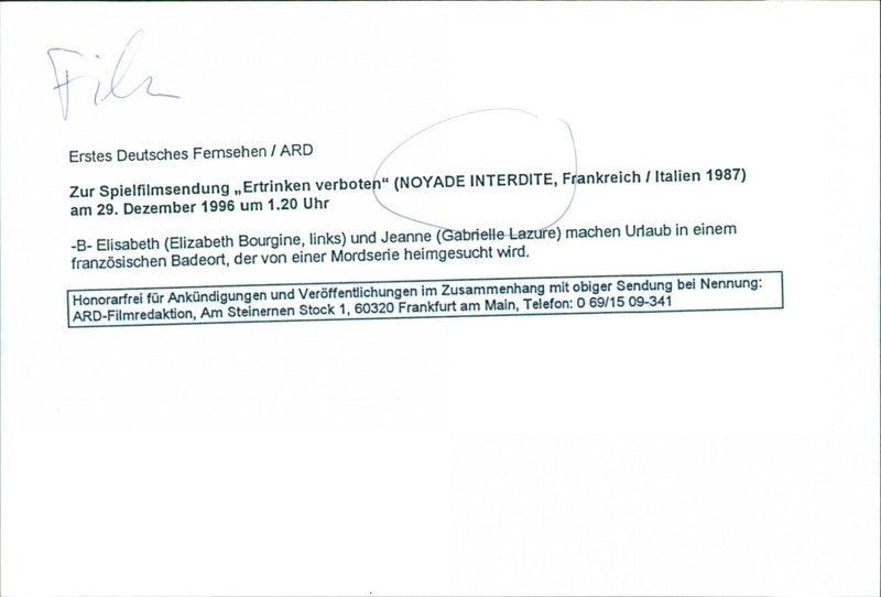 Elizabeth Bourgine and Gabrielle Lazure - Noyade interdite - Vintage Photograph