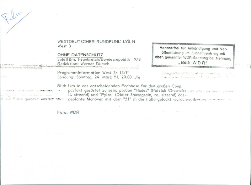 Ohne Datenschutz - Vintage Photograph