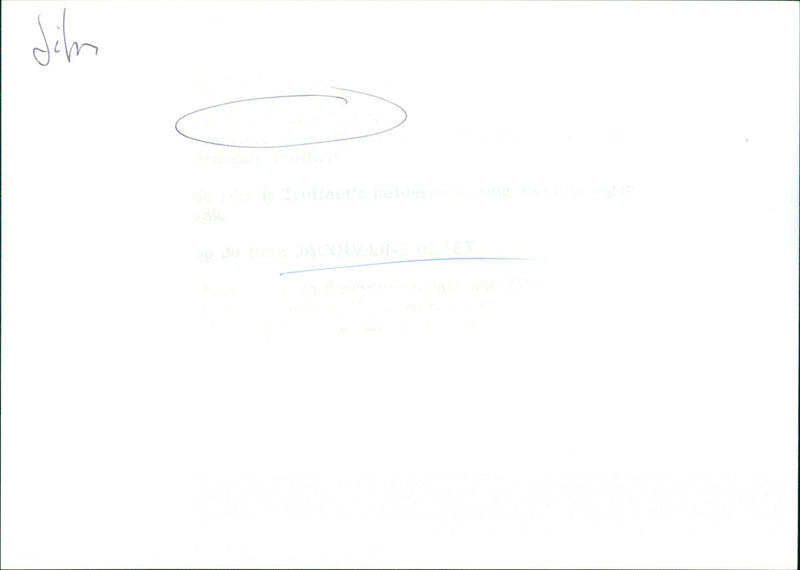 Jacqueline Bisset - La Nuit américaine - Vintage Photograph