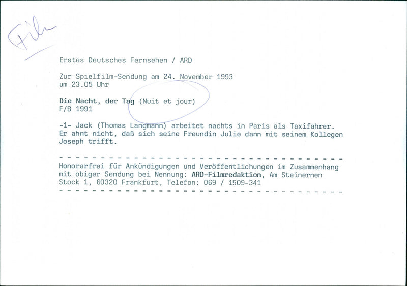 Nuit et jour - Vintage Photograph